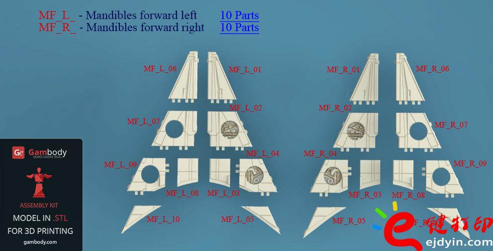 [超清圖集]<<星球大戰(zhàn)之原力覺(jué)醒>>千年隼號(hào)飛船3D打印作品欣賞(附模型下載地址)